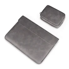 Laptop Bag 13.3 Notebook Tablet Case For Xiami DELL Lenovo Cover Soft PU Leather Laptop Sleeve For Macbook Air Pro 13 14 15 inch