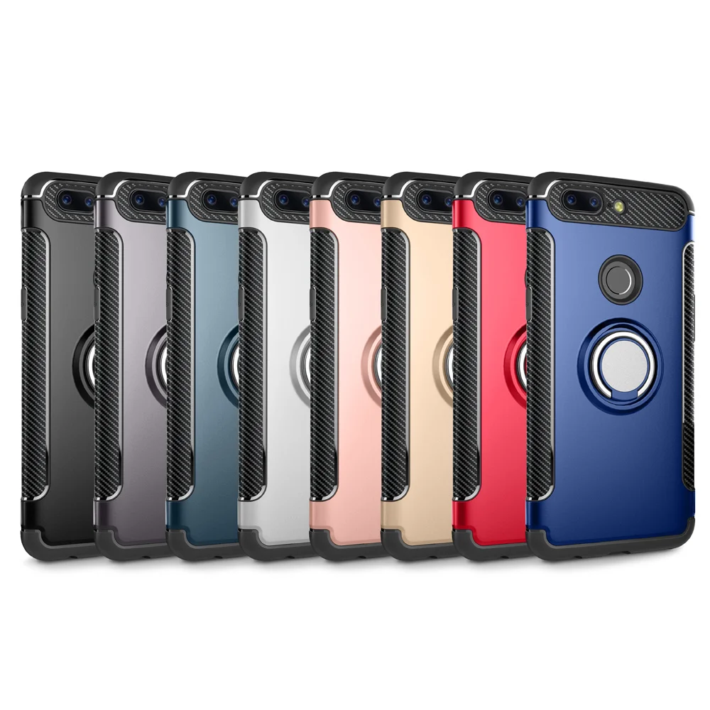 Oneplus 5T Finger Ring Holder Bumper Cover Oneplus5T A5010 Soft TPU and Hard PC Dual protector Case One Plus 1+5T Phone Funda | Мобильные