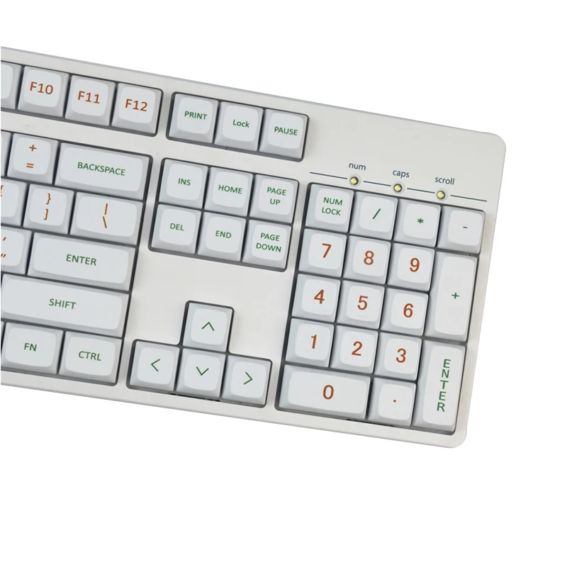 

Personality Orange Soda Theme PBT Five-Sided Sublimation Keycap XDA Profile For GH60/68/980 Mechanical Keyboard