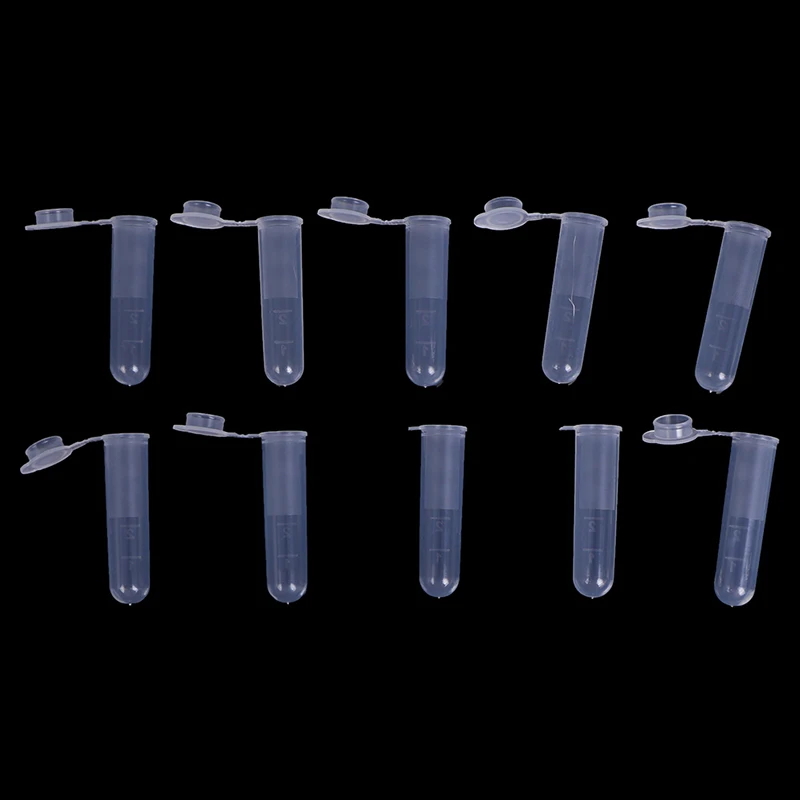 Пластиковая Лабораторная центрифуга пробирка с застежкой крышкой контейнер для