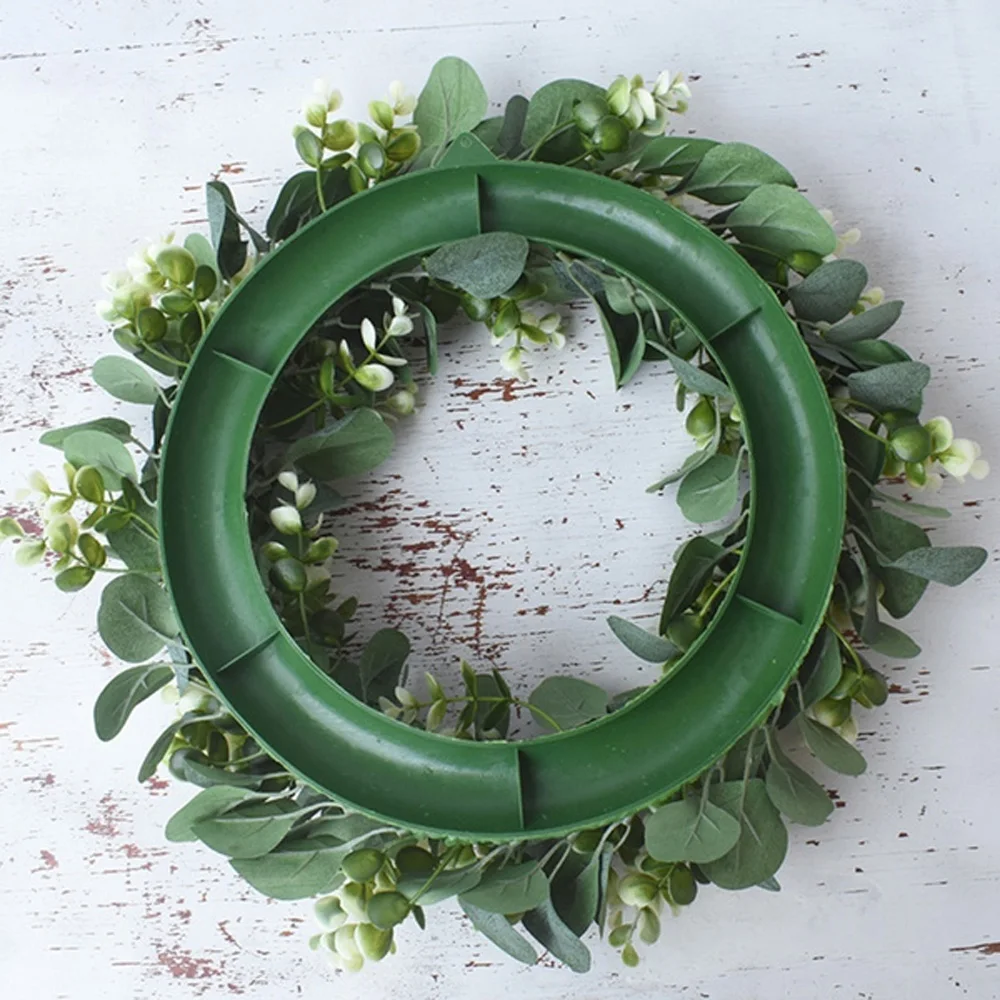 

Artificial Babysbreath Wreath Garland for Wedding Decoration Home Party DIY Wall Hanging Front Door Decoration Farmhouse Wreath