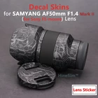 Наклейка на объектив AF50 F1.4 II для Samyang AF 50 мм F1.4 II FE