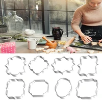8pcs star shape cookies cutter mold chocolate fondant cake plunger mould sugar craft baking pastry decor tip dessert tools