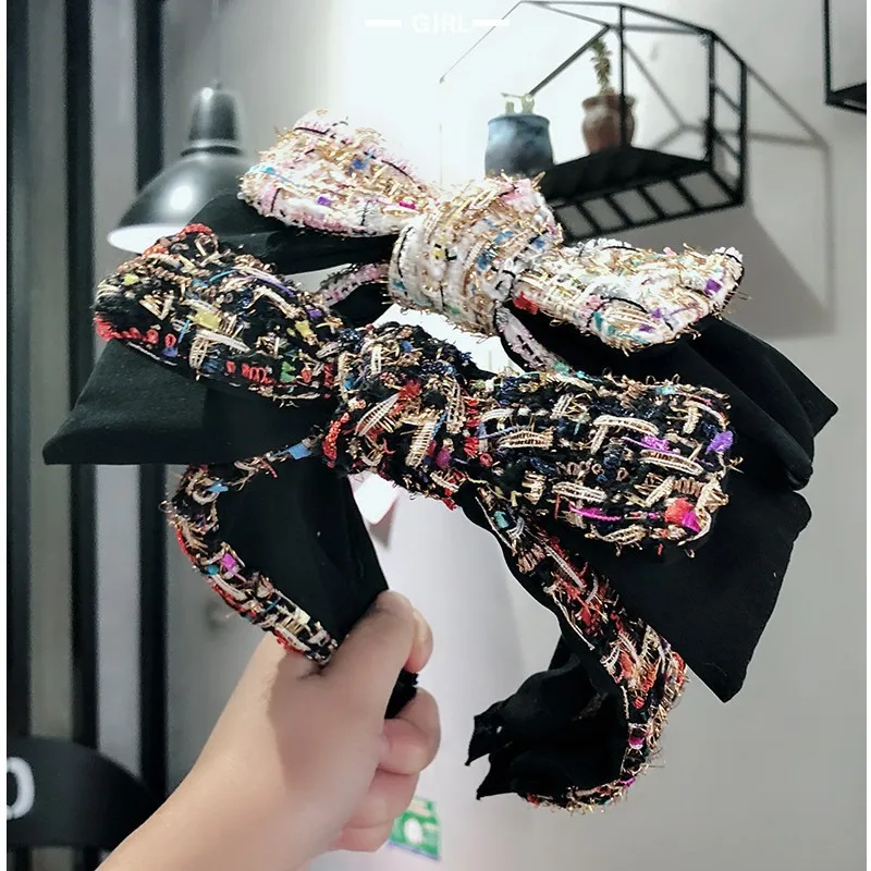 

New Arrival Fabric Bow Hair Accessories Headband Hair Bands Women Girls Hair Accessories Fashion Hair Clip Accessories Wholesale