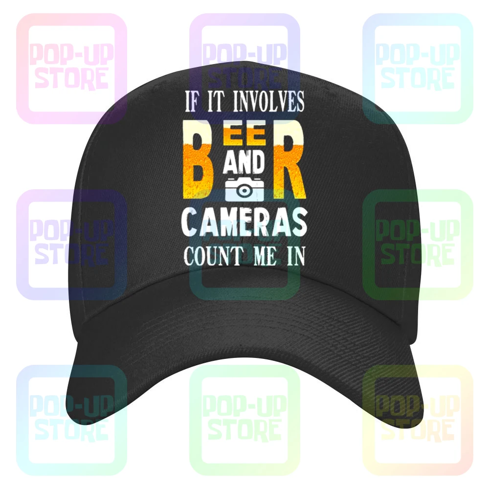 Бейсболка с надписью Пиво и камеры | Аксессуары для одежды