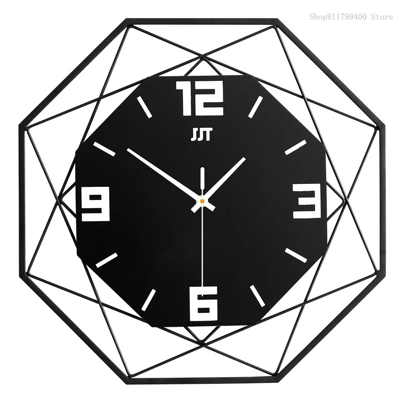 

Wall clock Nordic simple creative living room decoration Modern home fashion metal decoration quartz clock bedroom decoration