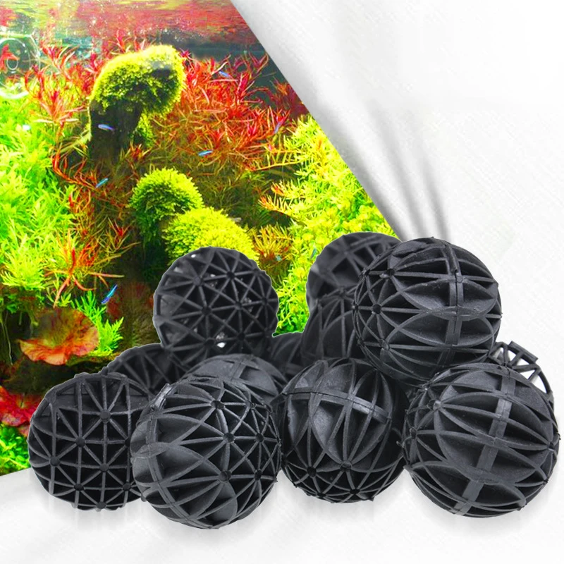 

16mm Aquarium Filter Bio Balls Portable Wet Dry Cotton For Air Pump Canister Clean Fish Tank Pond Reefs Sponge Media 50Pcs/lot