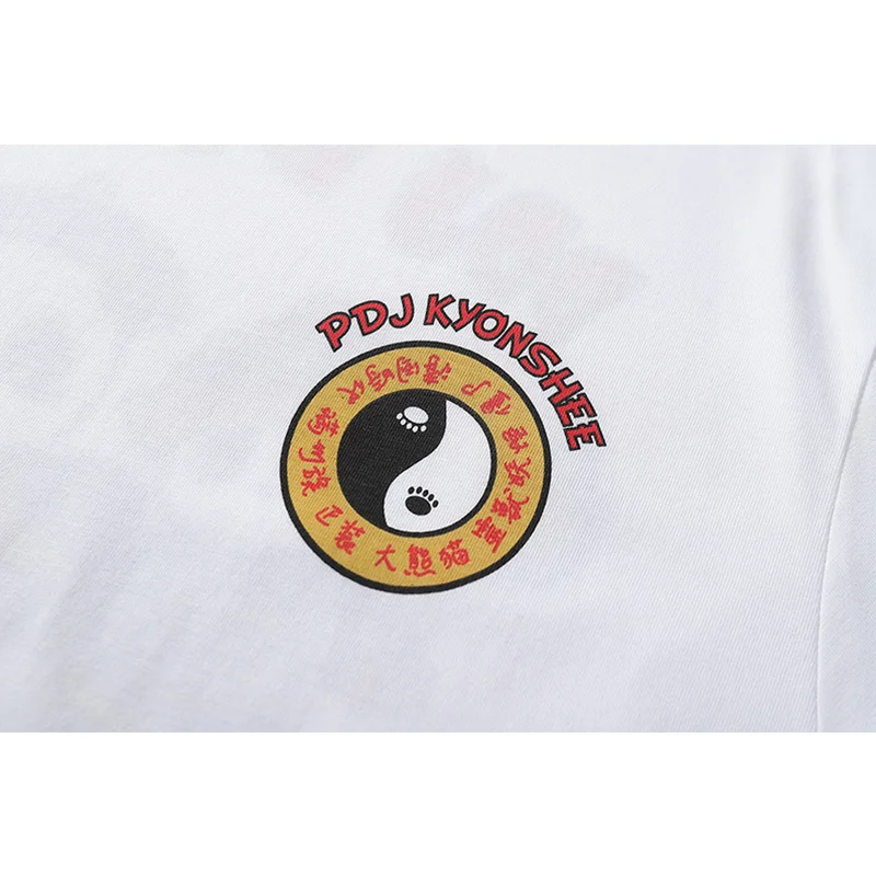 

Aolamegs Cute Panda Printed Tshirts Men Summer Short Sleeve Casual Tops Tees Shirts Hip Hop Harajuku Streetwear Couple T-shirts