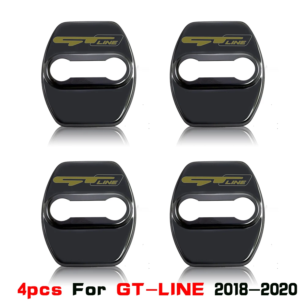 4 шт. защита крышка дверного замка автомобиля для kia gt gtline k3 k5 seltos atlantica ceed Forte RIO STINGER