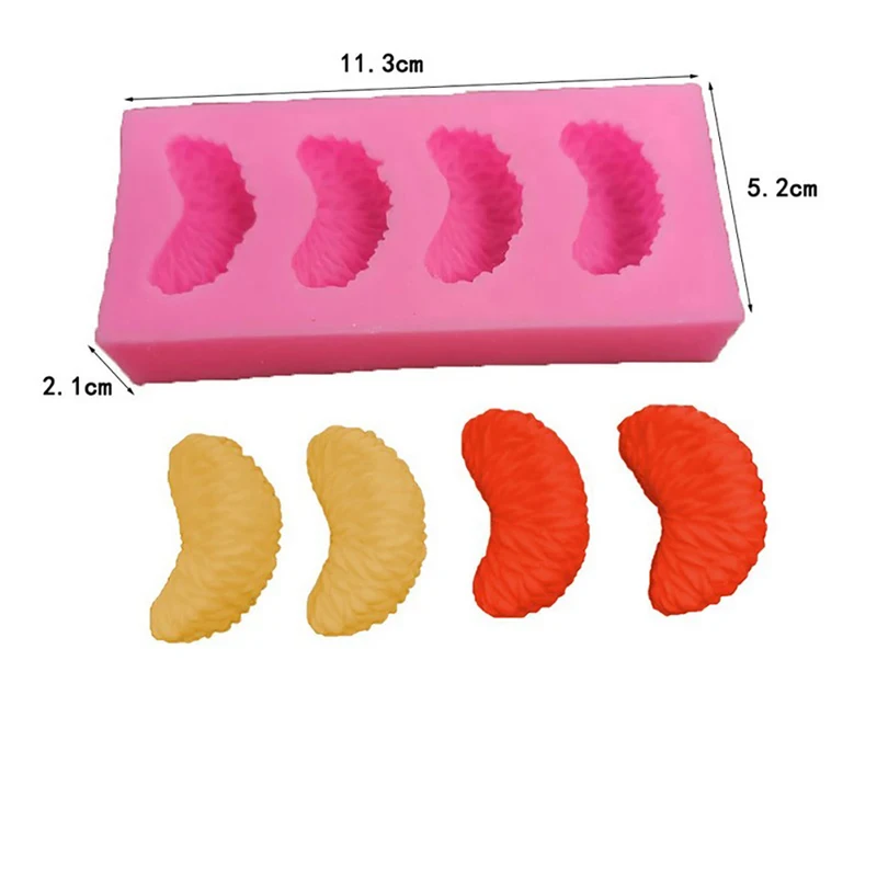 

Orange Petal Silicone Molds Soap Candle Making Dessert Baking Home Decoration