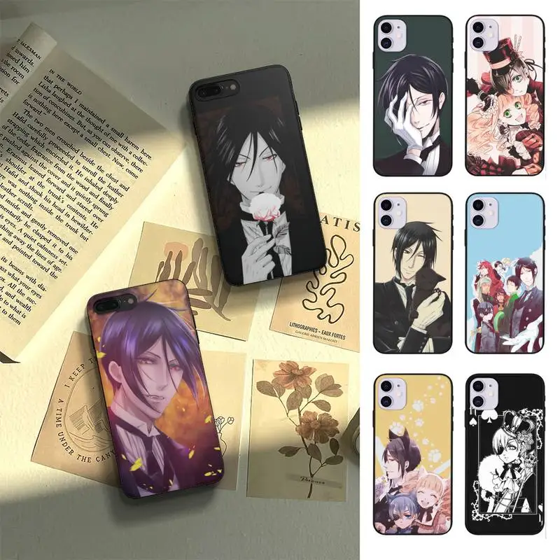

Anime Black Butler Phone Case Fundas Shell Cover For Samsung A51 A52 A71 A72 A80 A91 A20E A32 A31 A21 A11 For S21