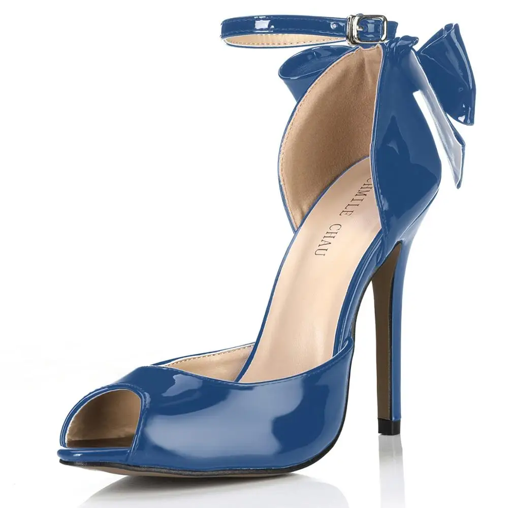 Пикантные туфли для невесты Вечерние открытый носок Ремешок на щиколотке