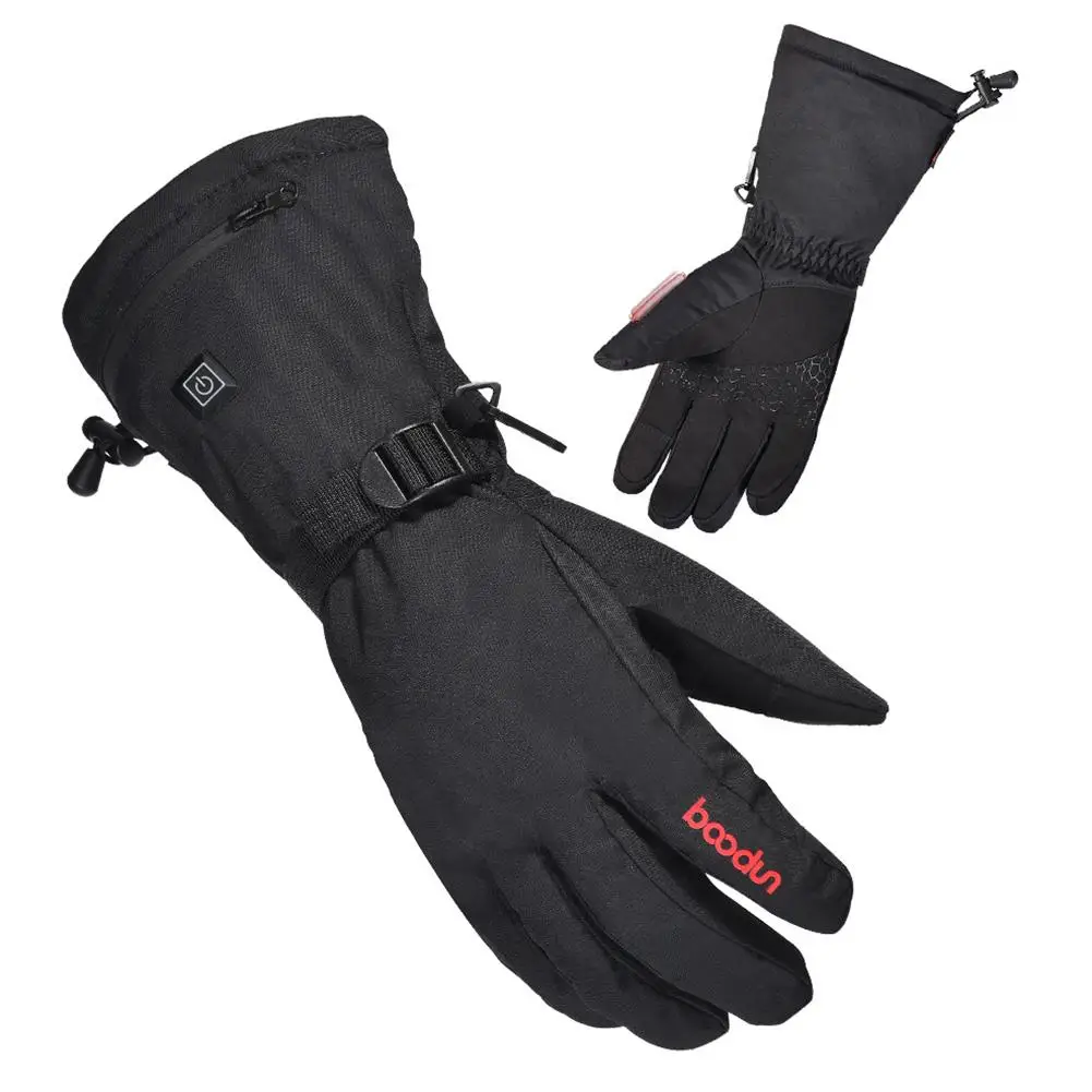 

Rechargeable Finger Touch Screen Electric Heating Gloves Outdoor Skiing Hiking Motorcycle Cycling Heating Glove Waterproof Glove