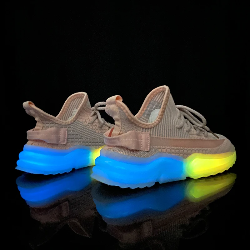 

2021 New Summer fluorescence Women's sneakers Non-slip Girls Casual Shoes Sports YEEZ Light Zapatillas Trainers Free Shipping