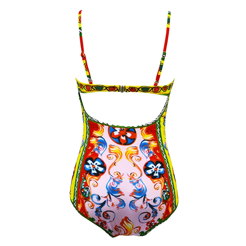 

Push Up Underwired Swimsuit With Sarong Swimwear Cover-Ups Monokini 2021 Mujer New Swimming Suit Summer Bodysuit