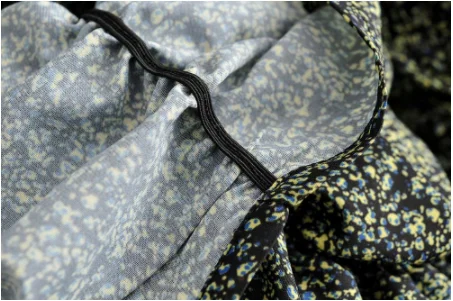 Женское мини платье 2019 новая мода v образный вырез длинный рукав в горошек со