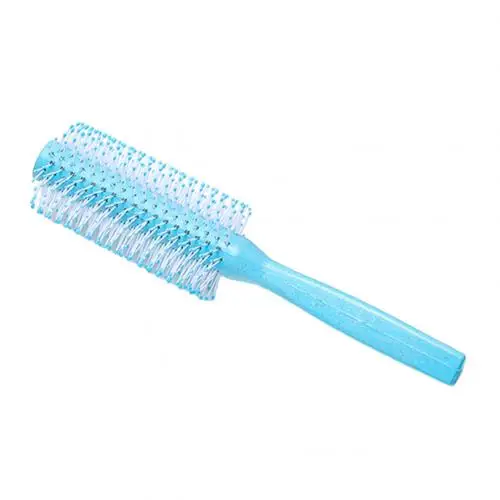 Light Blue Лидер продаж круглый челка роликовая щетка расческа для локонов расческа для расчесывания и укладки инструмент - Цвет: Light Blue