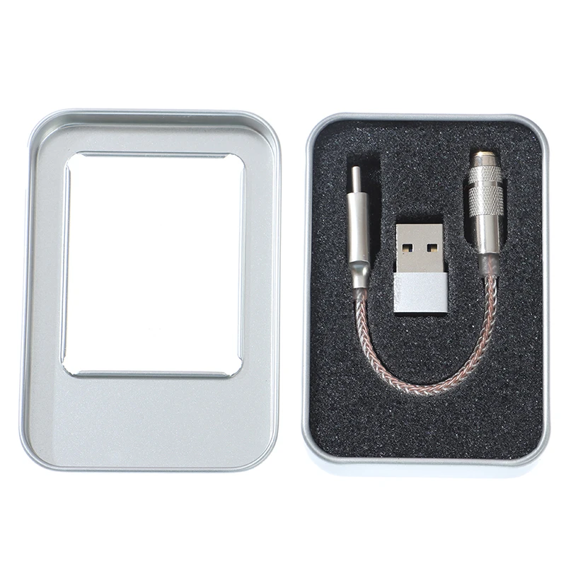 

1 компл. Аудио адаптер DAC DSD64/3,5 Hi-Fi типа C до 384 мм 32 бит/128 кГц