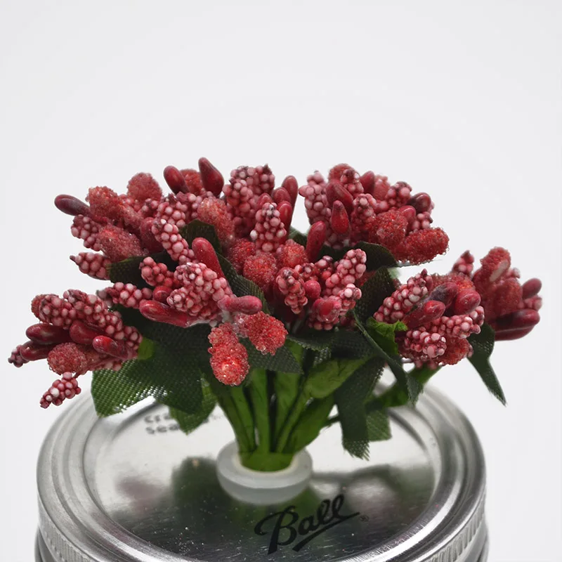 Искусственные цветы из тутового дерева 12 шт./лот венок сахарных листьев