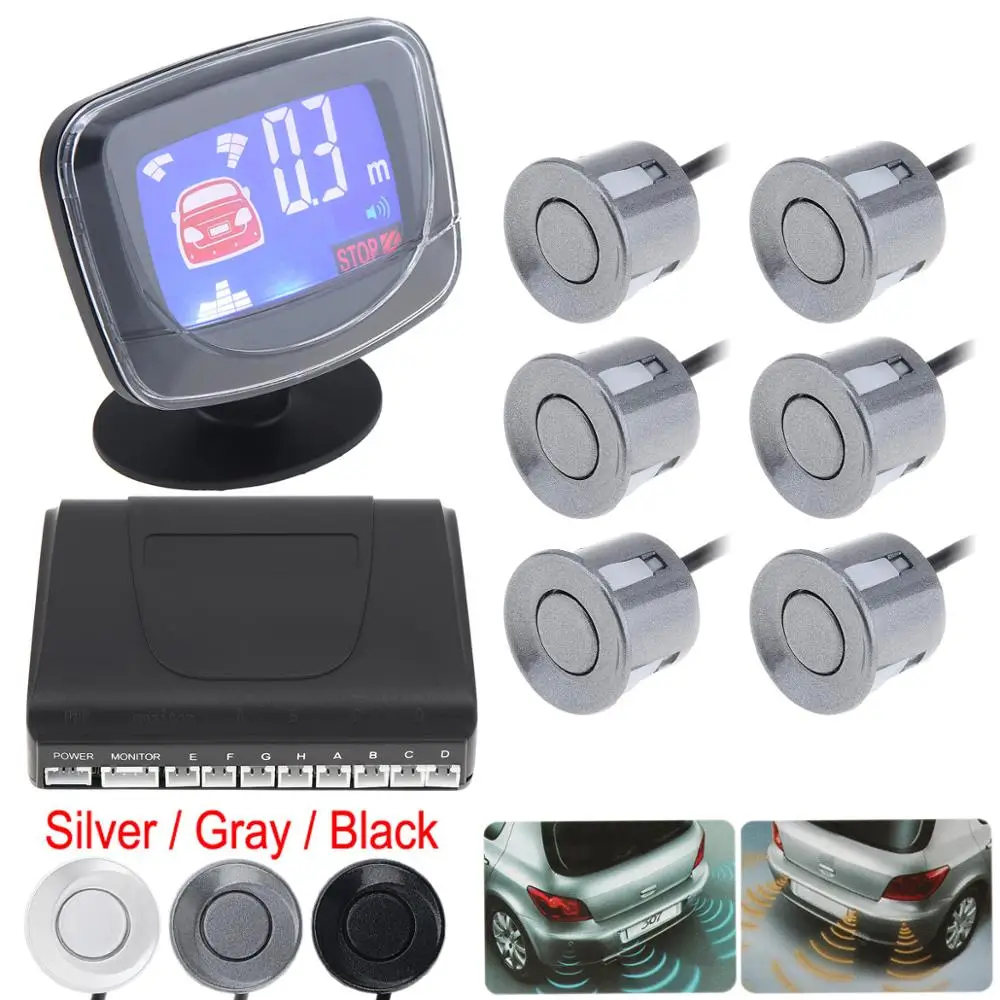 Водонепроницаемый двойной процессор системы заднего вида парковочные датчики