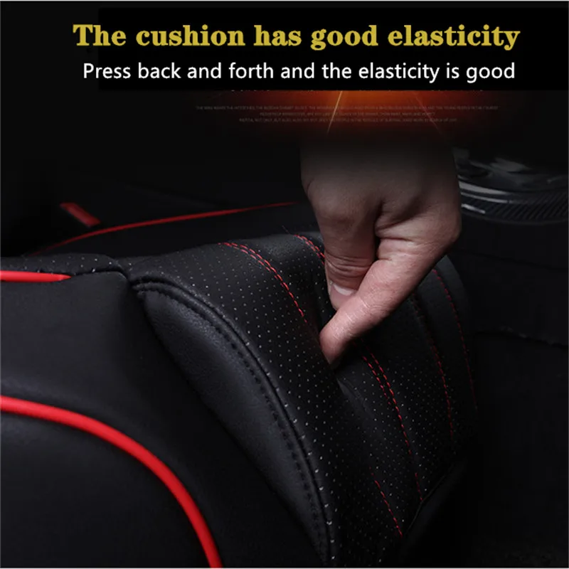 Verkauf Universal Auto Sitzbezüge PU Leder Sitz Abdeckung Vier Jahreszeiten Autos Deckt Kissen Auto Innen Zubehör Mat Schutz