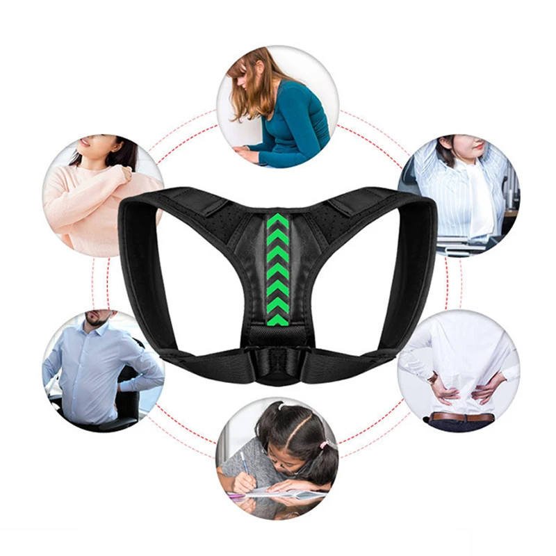 Регулируемый Корректор осанки для спины и плеч поддержка позвоночника коррекция