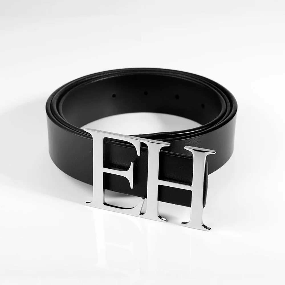 

Fils Custom Belt Buckle-Personalized Custom Large Initial Letters Monogram Men Jeans Belt Buckle-Stainless Steel Dad Father Gift