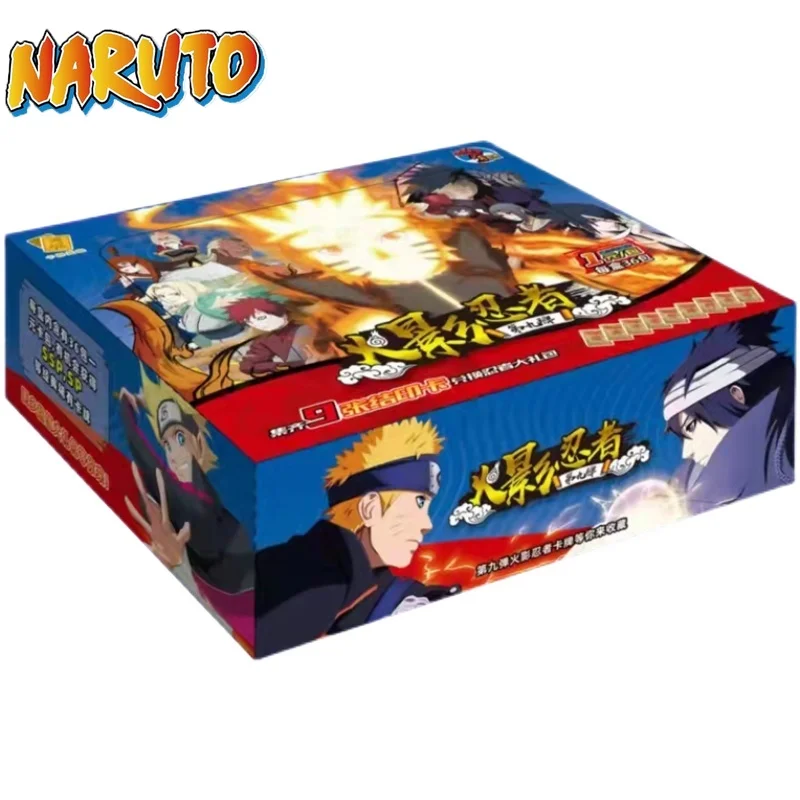 Colecci&oacute;n de Naruto Anime japon&eacute;s de novena generaci&oacute;n, tarjeta Flash de bronce, Uzumaki, Naruto, tarjeta de juego, regalo de juguete coleccionable-0