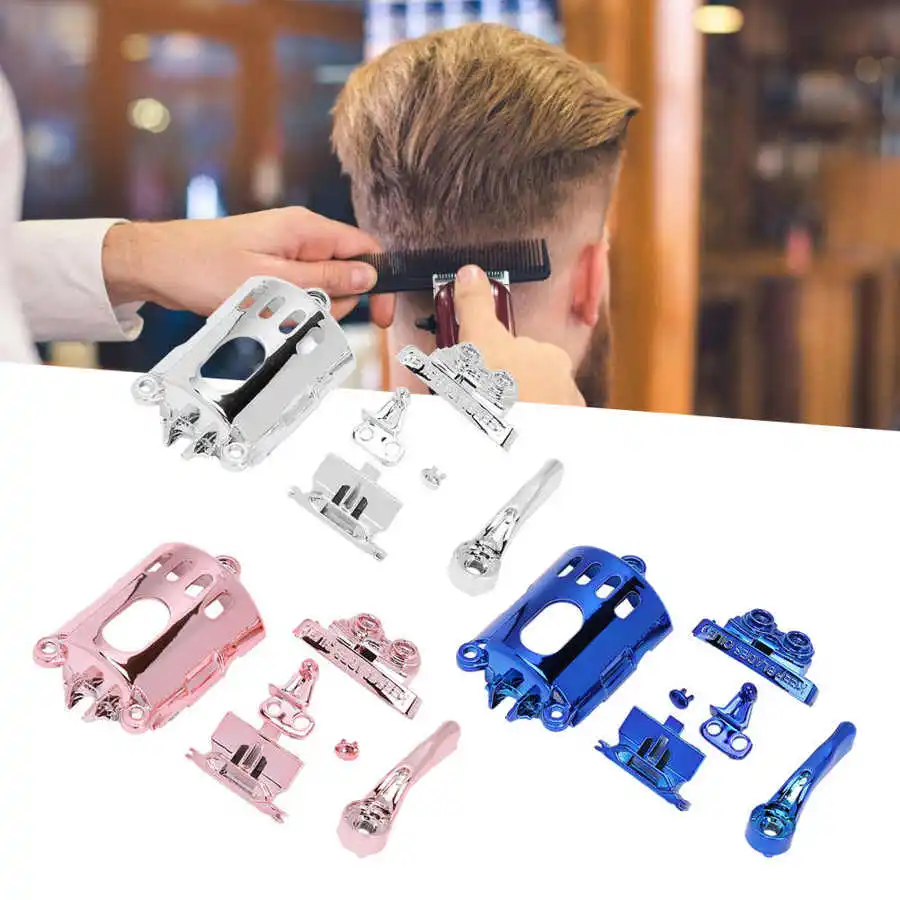 

Электрическая машинка для стрижки волос, серебристая, розово-красная, синяя, Сменные аксессуары для двигателя, подходит для 8591, 8148, машинка д...