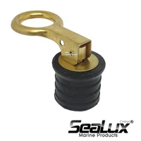 sealux compression plug rubber brass snap handle drain plug 1 25 inch for boat yacht fishing marine accessories hardware