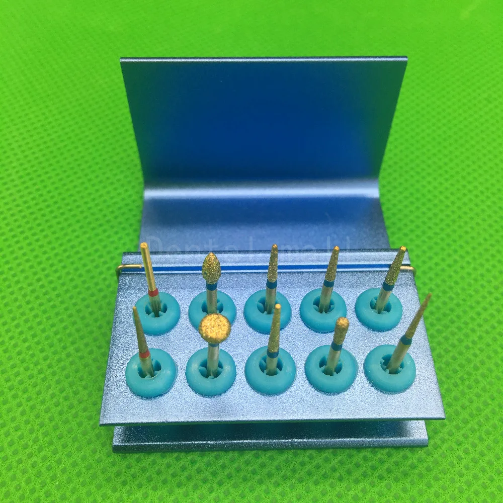 Набор боров для стоматологической подготовки фарфоровый шпон с 10