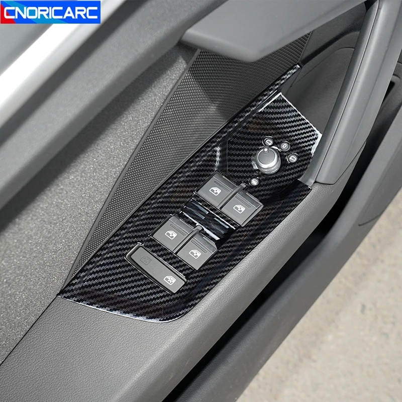 

Автомобильная Дверь Окно Стекло подъемник кнопка рамка Крышка отделка для Audi A3 2021 LHD дверной подлокотник ручка панель интерьерные наклейки