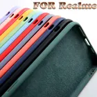 Противоударный чехол для телефона Oppo Realme Q Q2 Pro Q2I Q3 5G Q3I X2 3 X Lite, мягкий силиконовый защитный чехол карамельных цветов