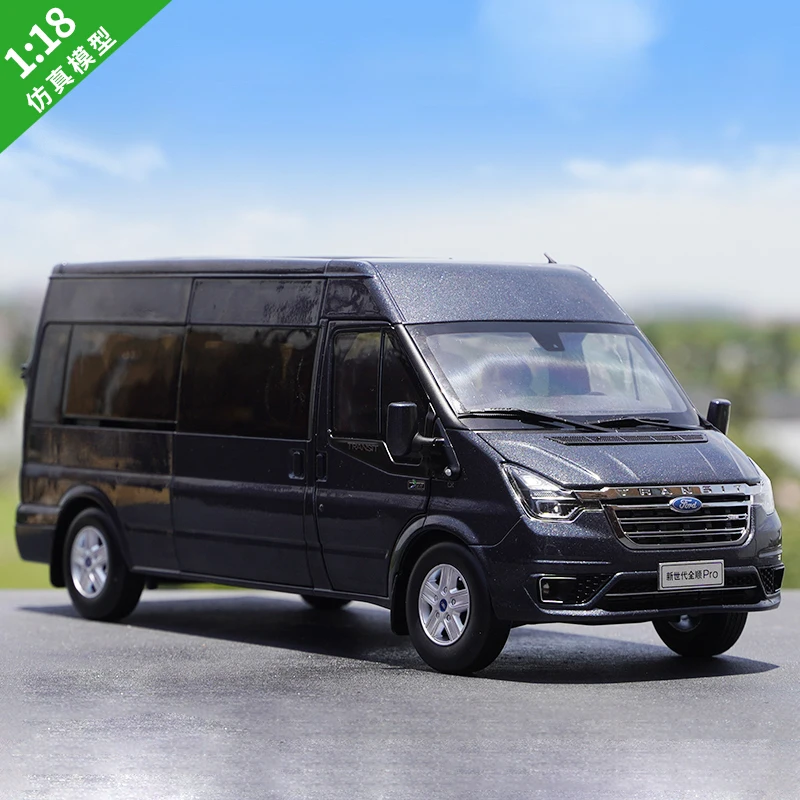 1:18 высокотщательная модель автомобиля Ford New Generation Transit Pro MPV из сплава статические