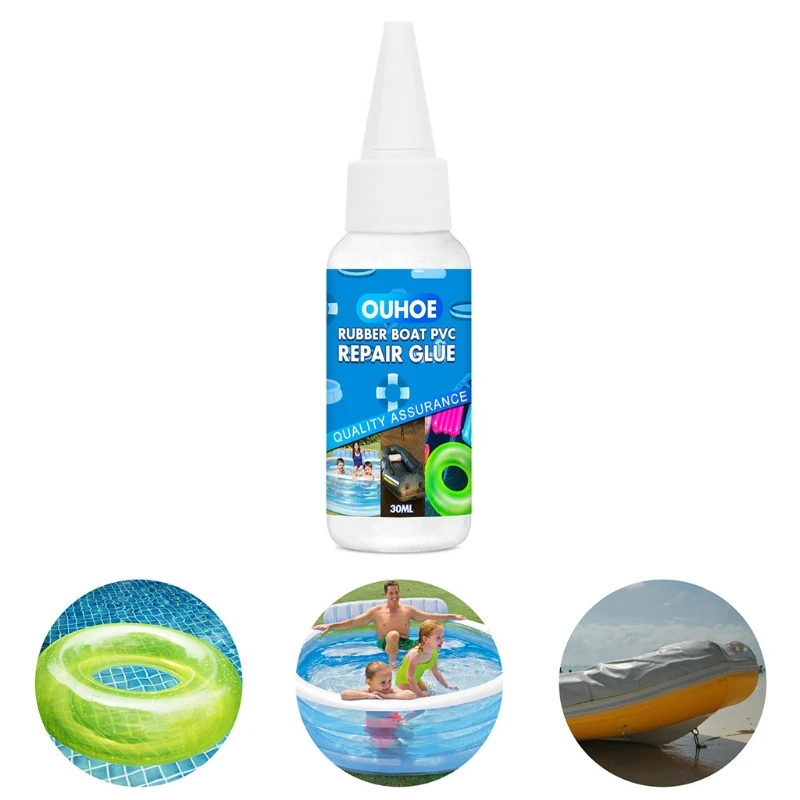 

30ml Strong Repair Glue Waterproof Adhesive Sealant Repair Glue Swimming Pool Lifebuoy For Swimming Ring Inflatable Boat