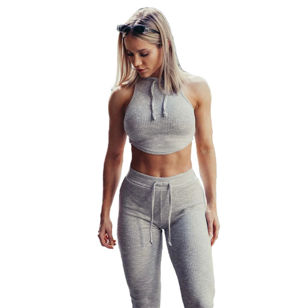 Лидер продаж Йога набор кроп Топ спортивной одежды для женщин спортивный костюм