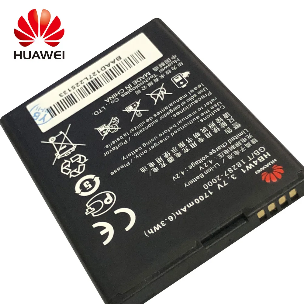 

Huawei Battery Ascend G510 G520 G525 Y210 Y530 U8951 T8951 Mobile Phone Rechargeable Bateria HB4W1H HB4W1 1700mAh