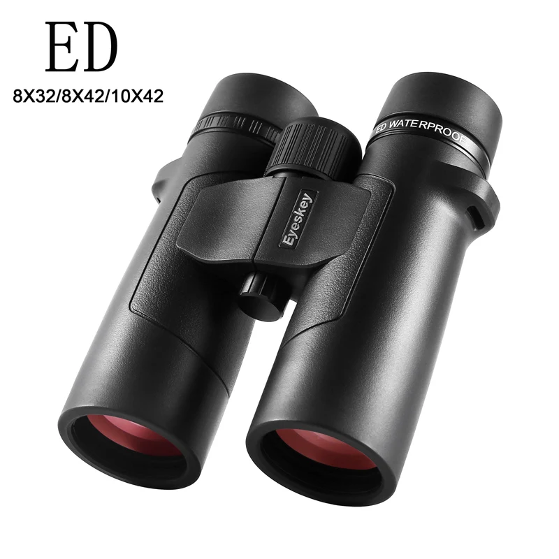 Eyeskey Powerful 10X42 ED Binoculars IPX8 Waterproof Bak4 Prism Optics HD Long Range Tourism Caza Telescope For Camping Hunting