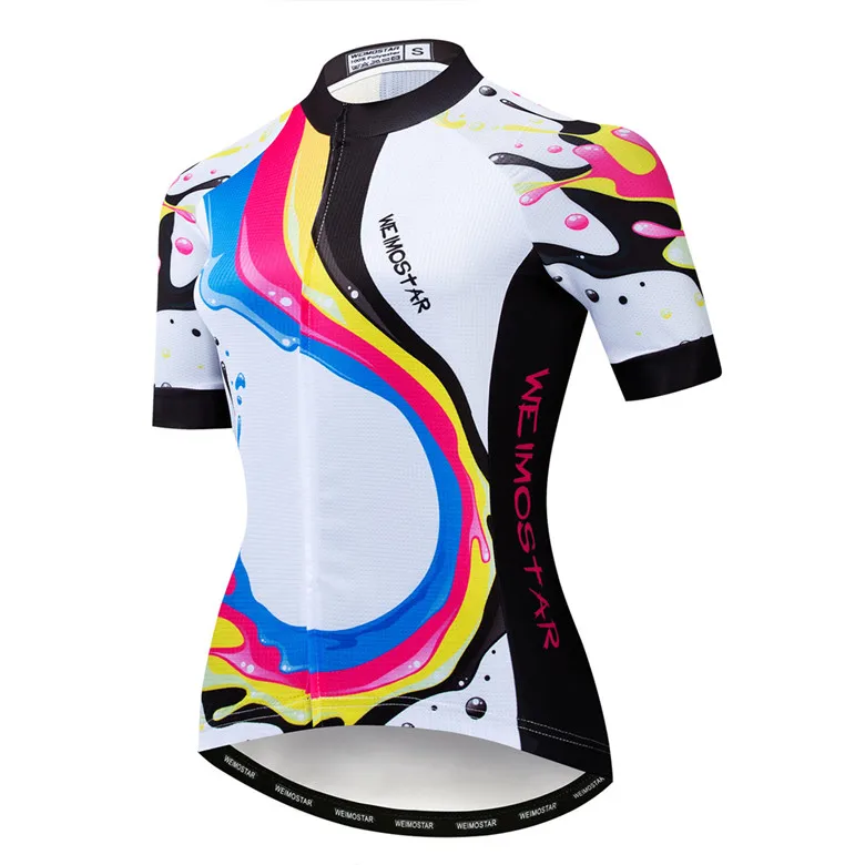 1 Велоспорт Джерси Женский велосипед MTB Топ Ropa Ciclismo Maillot велосипедный костюм Горный Дорожный велосипед велосипедная рубашка женские кошки черный - Цвет: 1