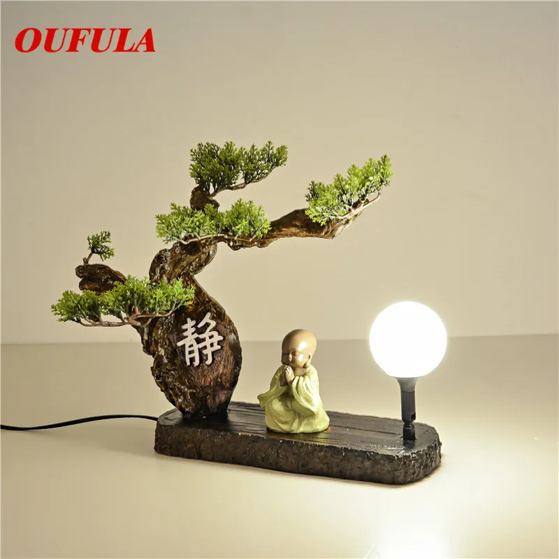 

WPD Table Lamp Desk Resin Modern Contemporary Office Creative Decoration Bed LED Lamp for Foyer Living Room Bed Room