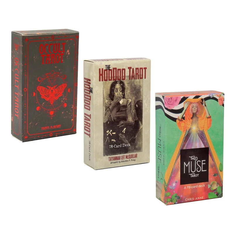 

78pcs The MuseTarot Desk Cards English Version Oracle Divination Fate Game Deck Table Games Playing Card With PDF Guidebook