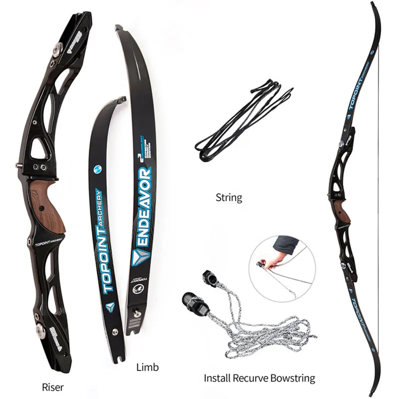 68 дюймовый стрельба из лука соревнование Рекурсивный лук ILF конечности стойка H25