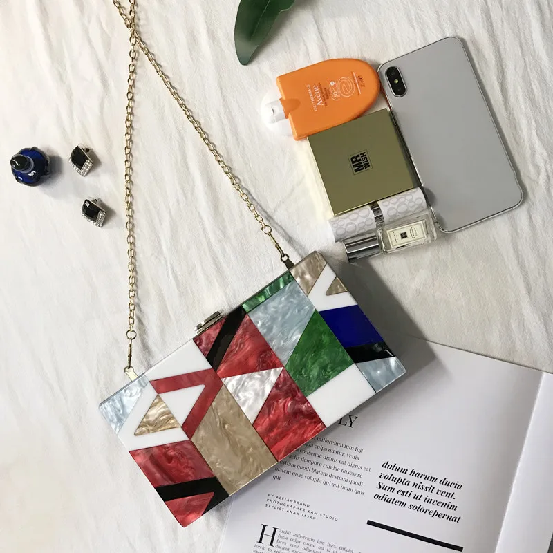 Женская сумка мессенджер в клетку с геометрическим рисунком|bag purse|patchwork handbagevening