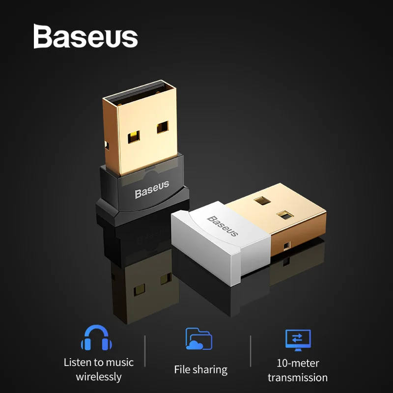 Baseus USB Bluetooth адаптер ключ 4,0 для ПК AUX музыка PS4 компьютер Bluetooth приемник передатчик адаптер для динамика мышь