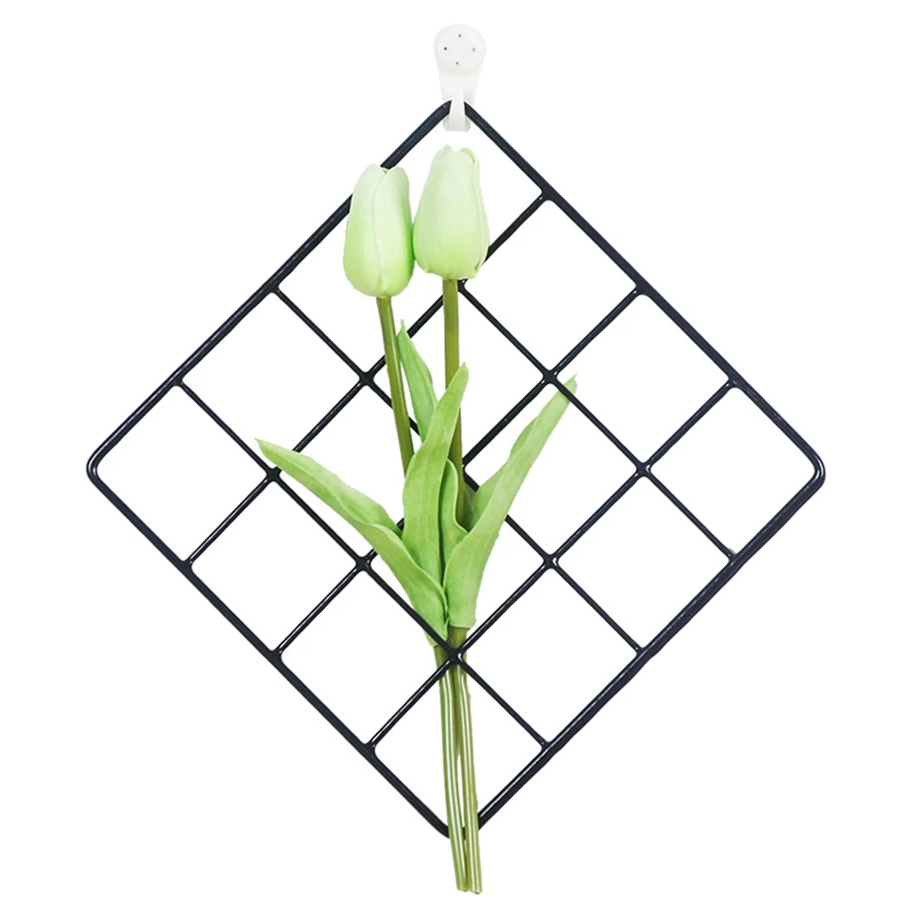 Сетка для вешалки Nordic Minimalist Plant Grid Panel Metal Mesh Wall Hanging Frame Photo Display Storage Rack Decor Organizer on.