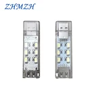 ZHMZH 12LED s мини-лампа USB светодиодный ночник штекер-гнездо интерфейс Штабелируемый двойное излучение ламсветильник для чтения Ultrabright книжсветильник