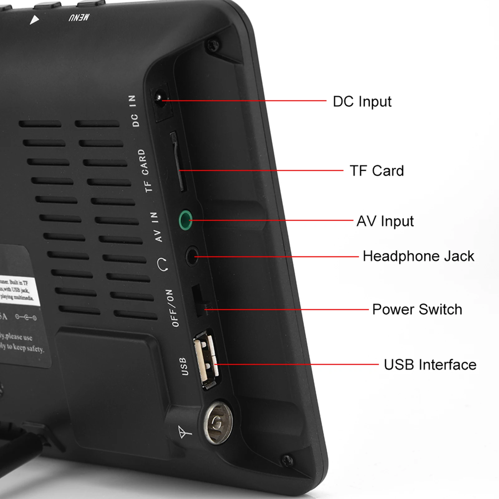 LEADSTAR 7 дюймов DT-T2 16:9 HD цифровой аналоговый портативный автомобильный телевизор