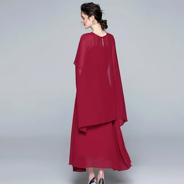 Красный Платье черного цвета костюмы для женщин из двух частей комплект с