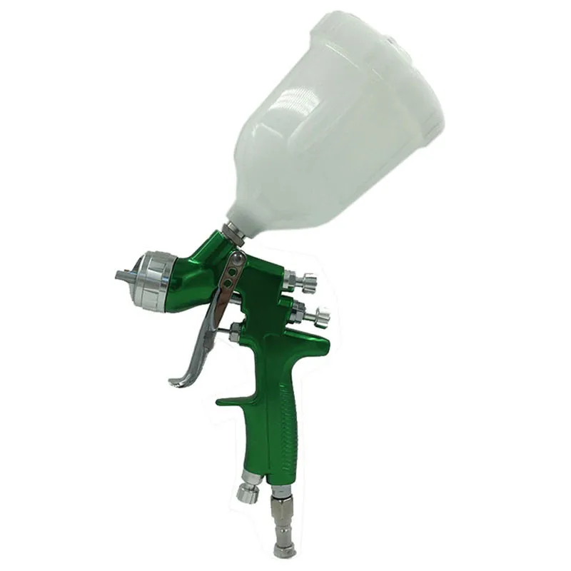 

HVLP Spray Gun Nozzle 1.3/1.4mm Nylon Cup 600ml Airbrush Spray Paint Gun