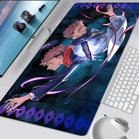 2021 anime jujutsu kaisen yuji itadori gojo satoru large mouse pad gaming computer desktop mat carpet playmat gift manga